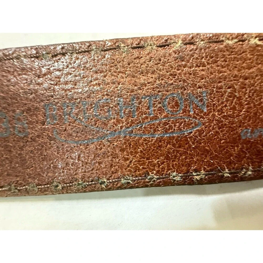 Brighton Classics Gator Leather Unisex‎ Belt M21538 Authentic SIZE 40